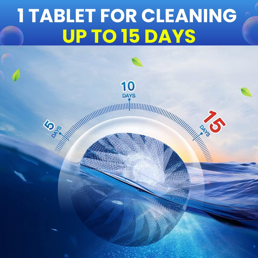 Blue Bubble Toilet Cleaning Tablet (BUY 1 GET 1 FREE) | Automatic Cleaner & Deodorizer
