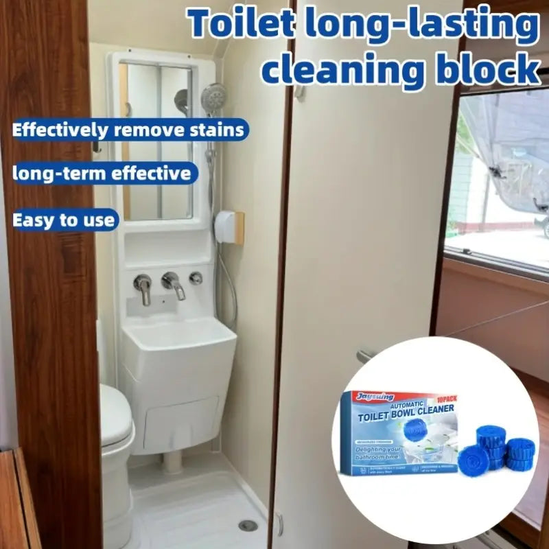 Blue Bubble Toilet Cleaning Tablet (BUY 1 GET 1 FREE) | Automatic Cleaner & Deodorizer