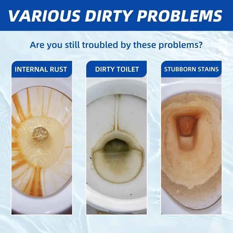 Blue Bubble Toilet Cleaning Tablet (BUY 1 GET 1 FREE) | Automatic Cleaner & Deodorizer