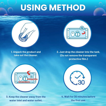 Blue Bubble Toilet Cleaning Tablet (BUY 1 GET 1 FREE) | Automatic Cleaner & Deodorizer