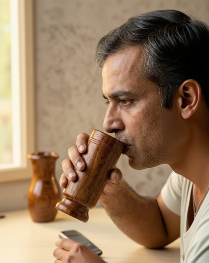 Ayurvedic Vijaysar Wood Sugar Control Glass