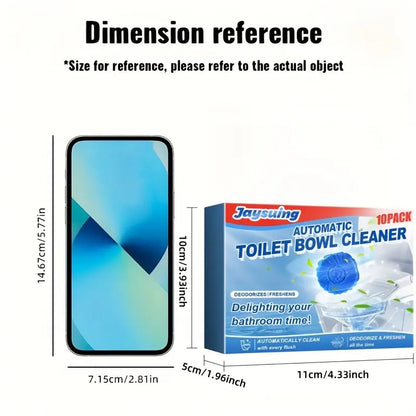 Blue Bubble Toilet Cleaning Tablet (BUY 1 GET 1 FREE) | Automatic Cleaner & Deodorizer