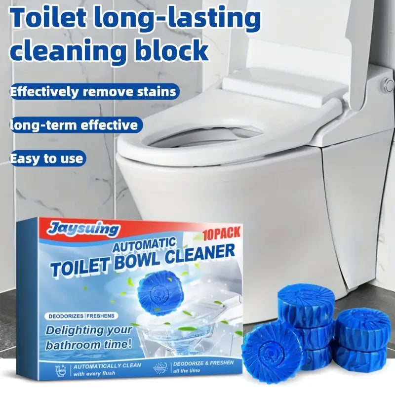 Blue Bubble Toilet Cleaning Tablet (BUY 1 GET 1 FREE) | Automatic Cleaner & Deodorizer